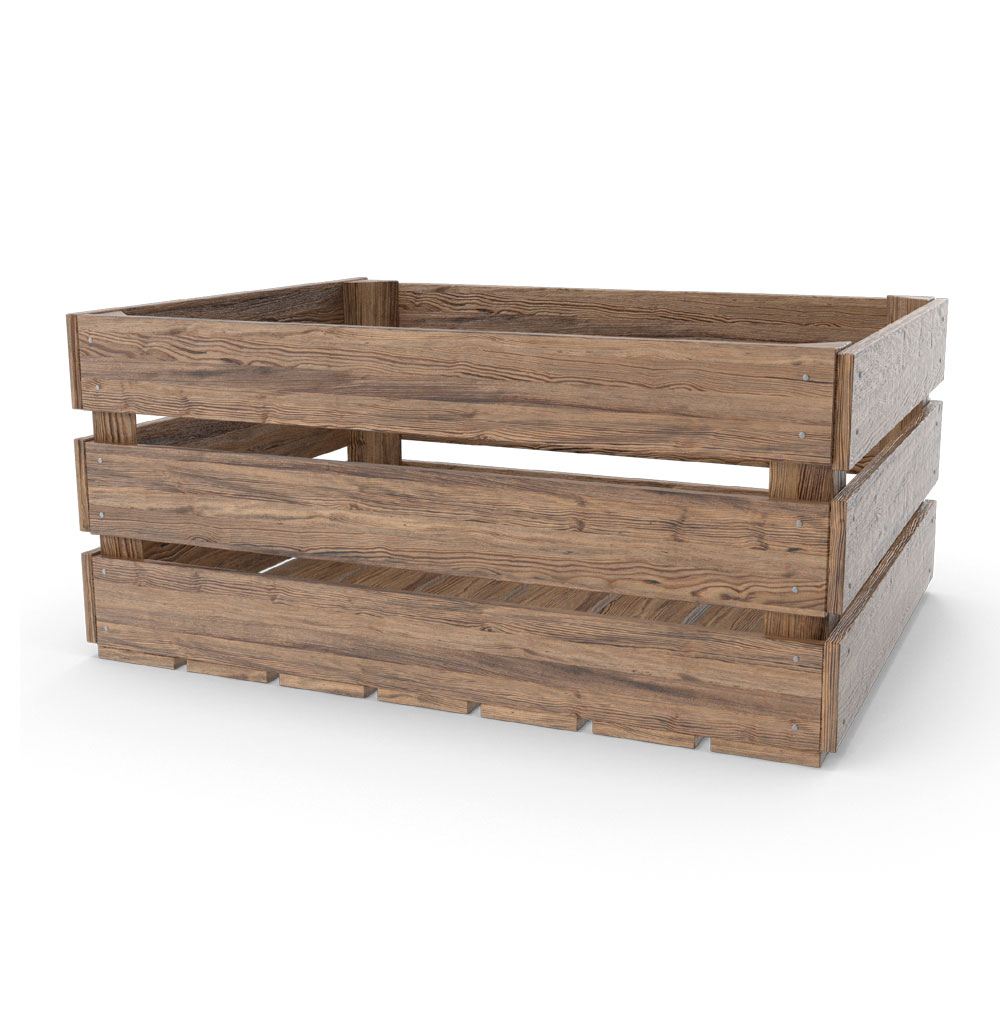 Caja de madera de 50x30x26cm - CajasPack